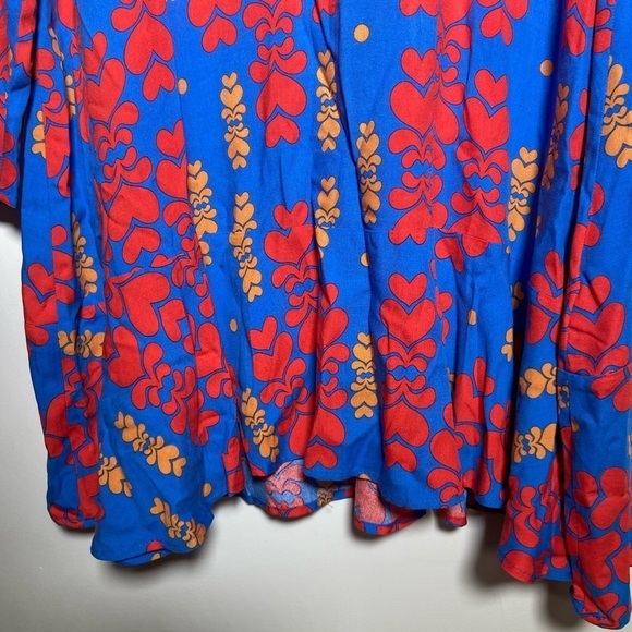 NWT Never Fully Dressed Taylor Heart Keyhole Print Mini Shift Dress size size 6 - Picture 4 of 10